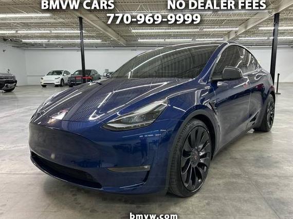 TESLA MODEL Y 2022 7SAYGDEFXNF379586 image